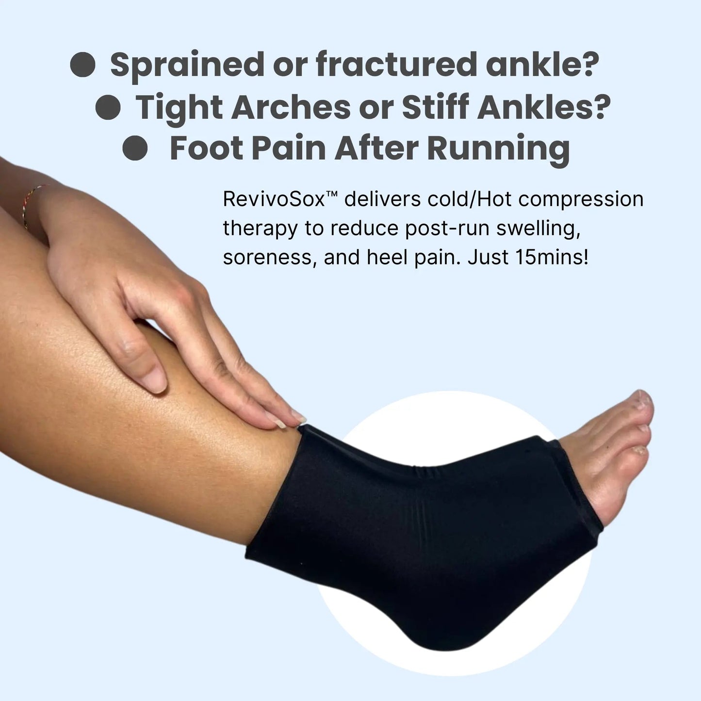 RevivoSox™ Hot & Cold Gel Compression Socks for Runners' Recovery & Performance - OwnyFitness