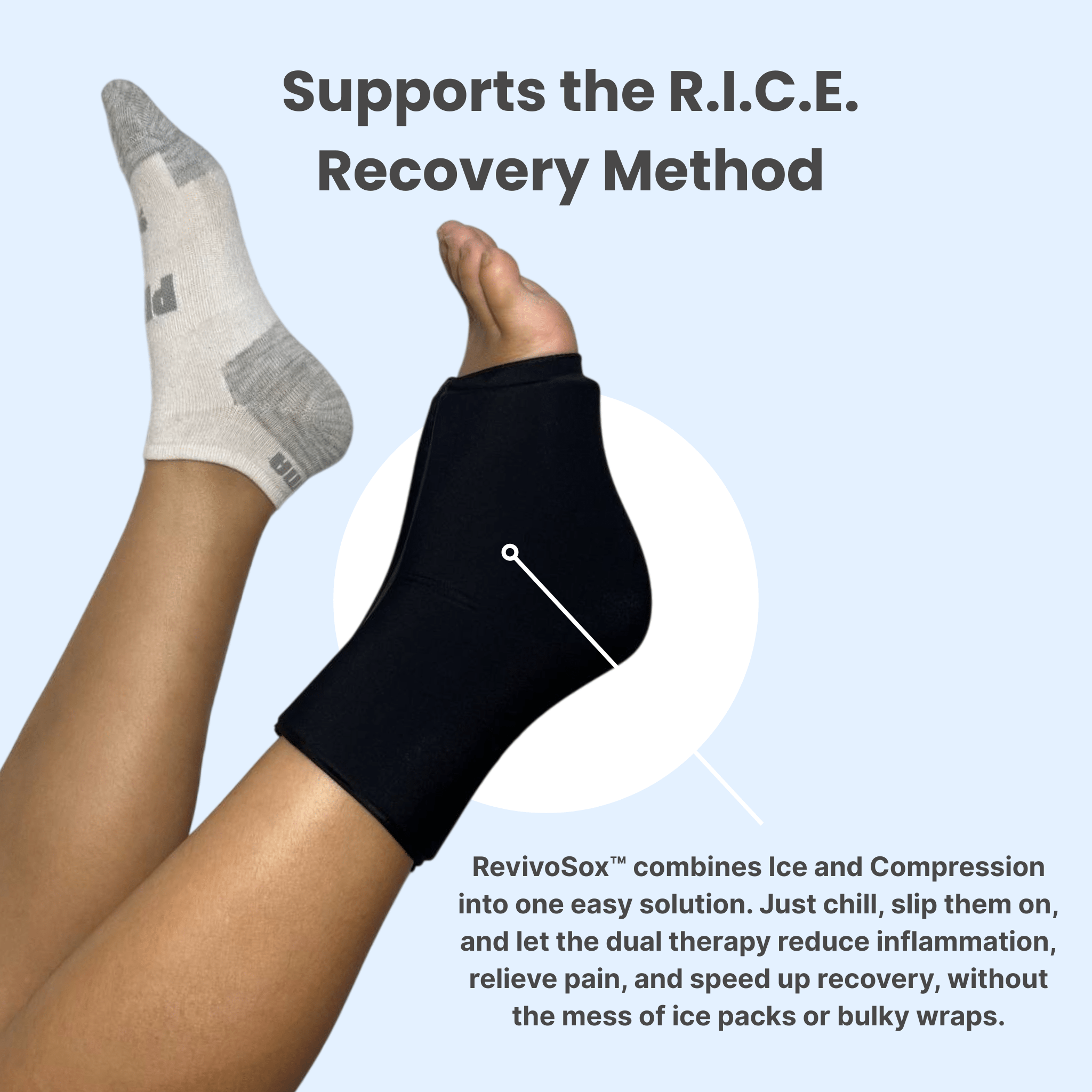 RevivoSox™ Hot & Cold Gel Compression Socks for Runners' Recovery & Performance - OwnyFitness